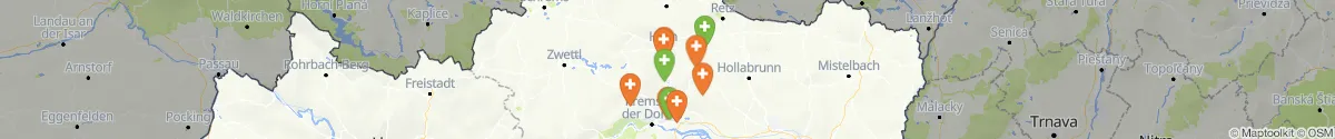 Map view for Pharmacies emergency services nearby Rosenburg-Mold (Horn, Niederösterreich)